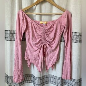 Urban Outfitters Cadence cinched flyaway top